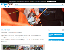 Tablet Screenshot of infracomm.de